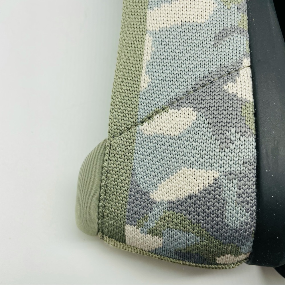 Women's Camo Slip-On Ballet Flats - Olive - Picture 11 of 15